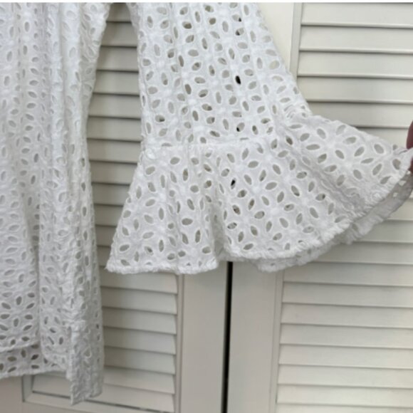 Lilly Pulitzer Eyelet Resort White Tunic - XL - Picture 2 of 7